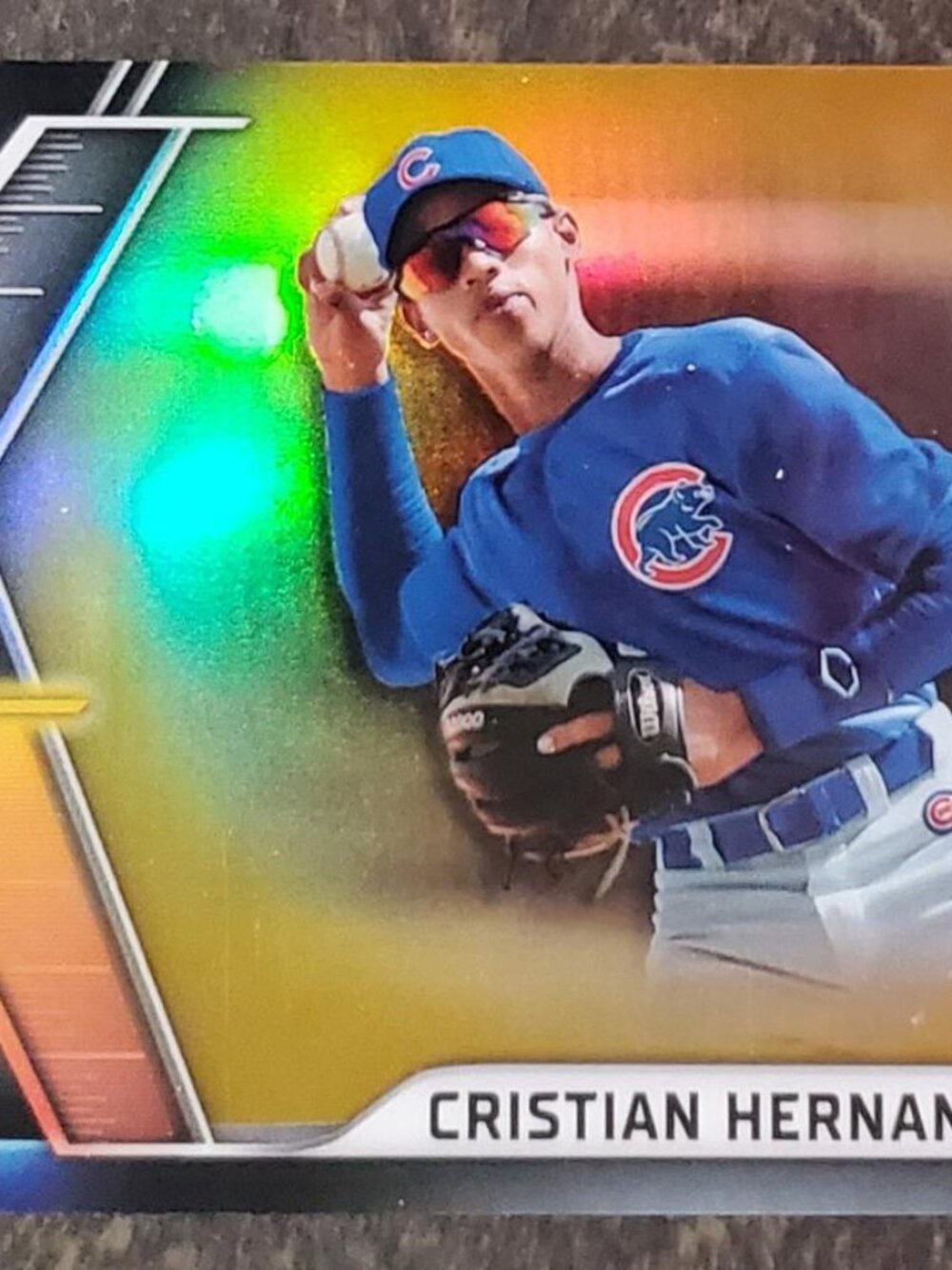 Christian Hernandez Numbered 20/50 Gold Refracter BTP-82 Bowman Chrome Scout's